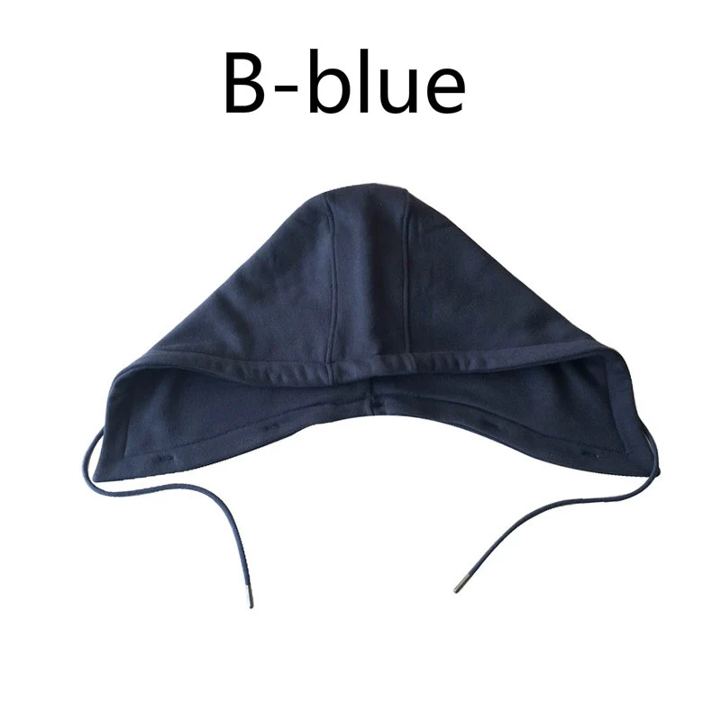 Diy Winter Detachable Button Cotton Coat Hat Down Hooded Sweater Sweatshirt Hat Collar Unisex Big Fake Collar - Image 6