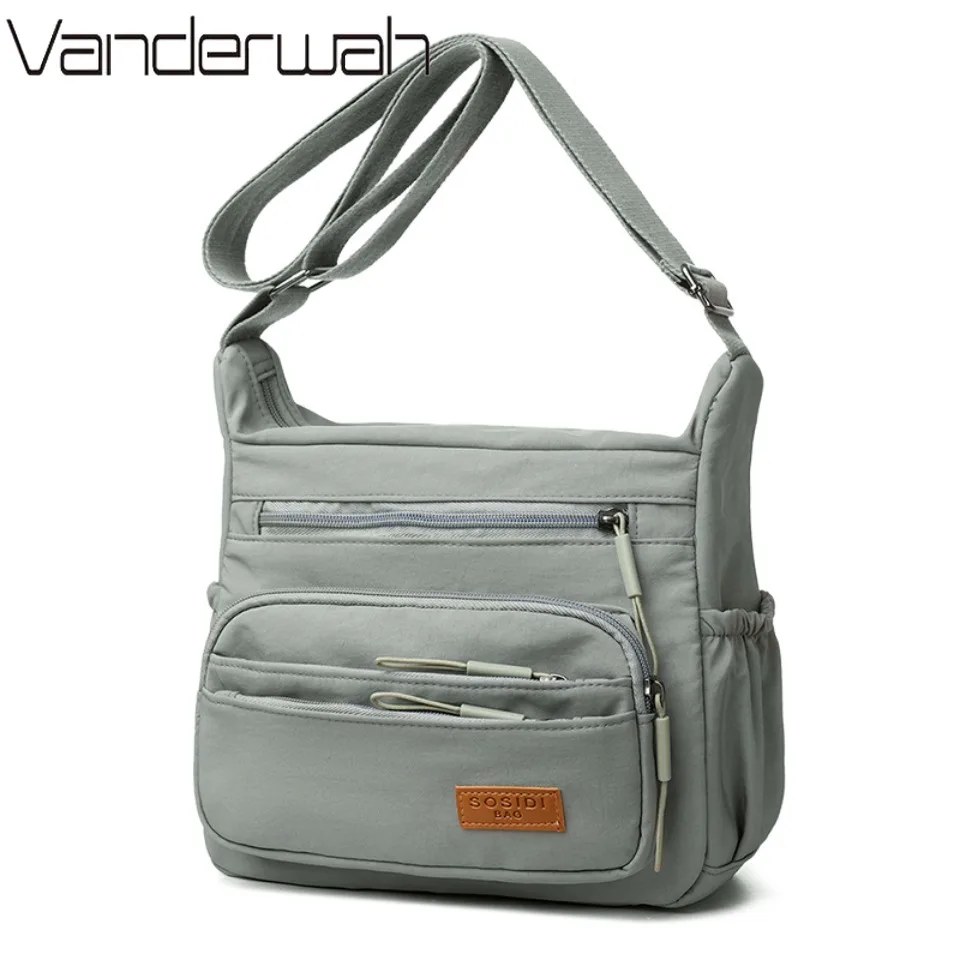 Multiple pockets Nylon Purses And Handbags Women Shoulder Bag Luxury Handbags Women Bags Designer Crossbody Bags for Women 2025