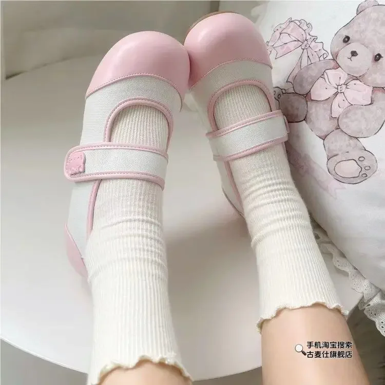 Japanese Round Head Flat Sole Lo Jk Uniform Flats for Ladies Spring Autumn Original Lolita Style Mary Jane Women's Shoes Cute - Image 8