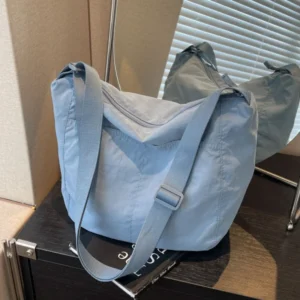 Simple Large Capacity Crossbody Bags Versatile Nylon Women's Shoulder Bag Casual Soft Female Hobos Bag Handbags bolsas de mujer