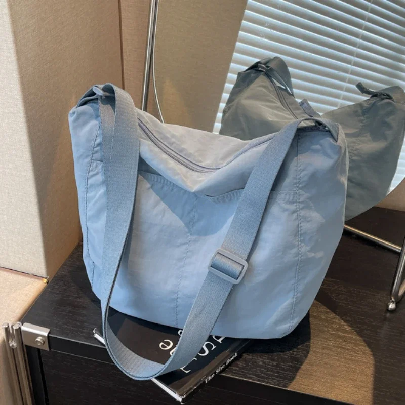 Simple Large Capacity Crossbody Bags Versatile Nylon Women's Shoulder Bag Casual Soft Female Hobos Bag Handbags bolsas de mujer