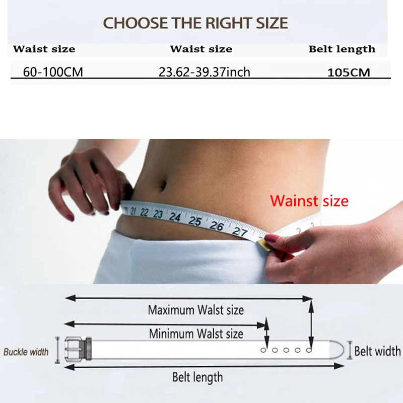 Fashion Women Belt Gold Buckle Belts For Women Waist Belts High Quality Waistband Luxury Ladies Brand For Pants Dresses DT004 - Image 6