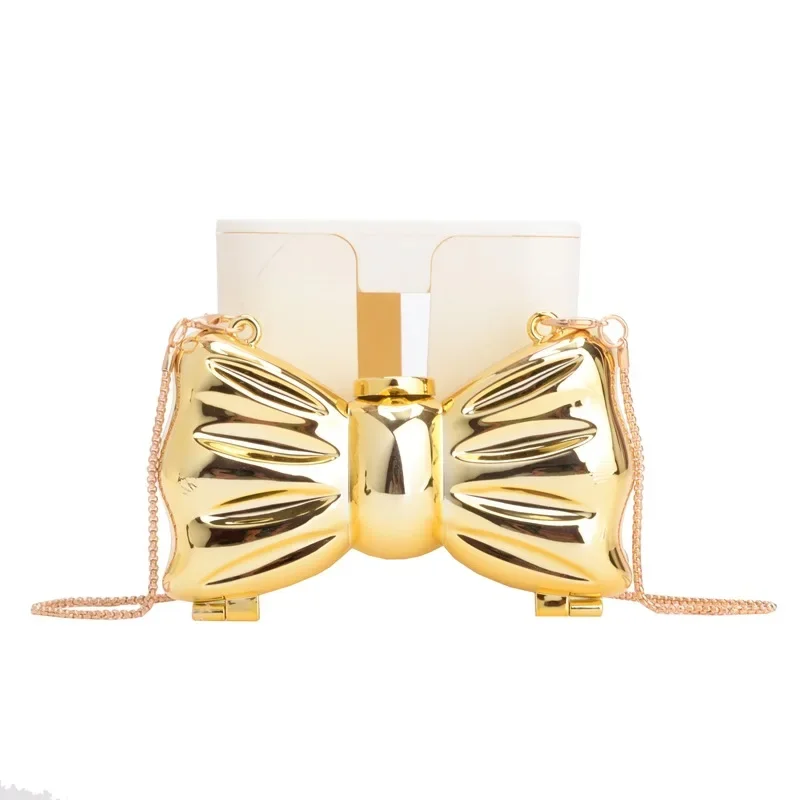 Golden Evening bag Purses and handbag luxury Designer shoulder bags funny shape Party Wedding Round Acrylic Shiny Clutch purse - Image 7