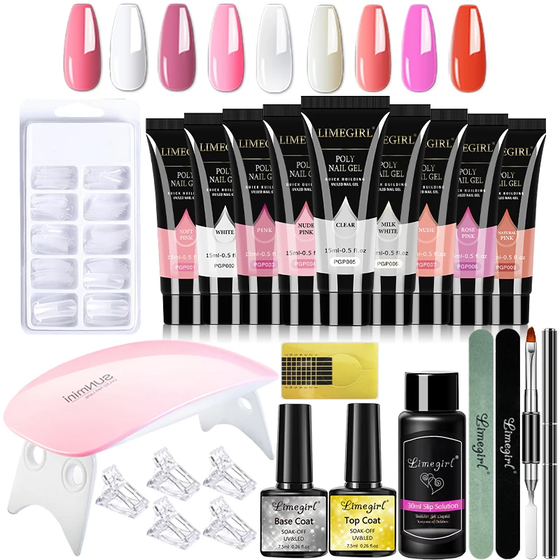 15ml Nail Gel Kit For Quick Extension Nail Art Polymer Gel Nail Tools Finger Extension Acrylic Solution Gel Polish Nail Art Kit - Image 11