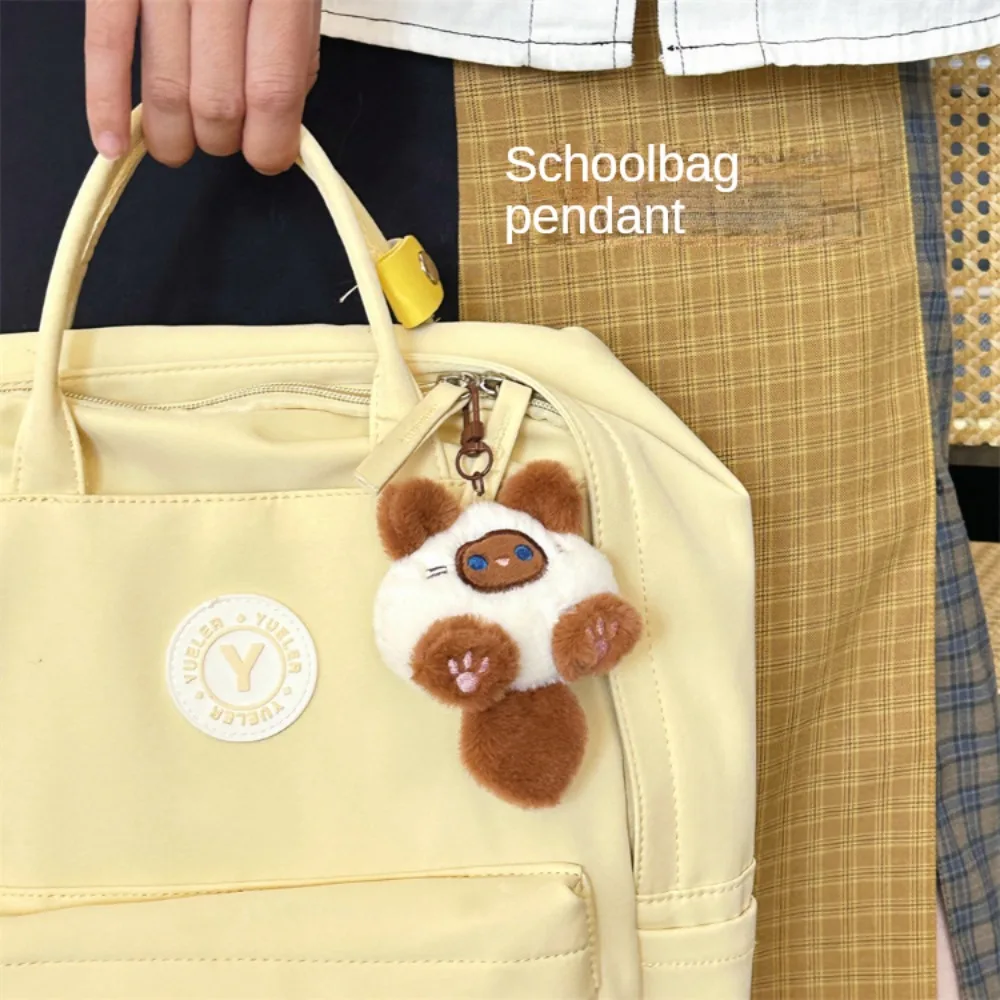 Cute Plush Cat Doll Pendant Girl Backpack Doll Pendant Couple Bag Keychain Decorative Gift - Image 2