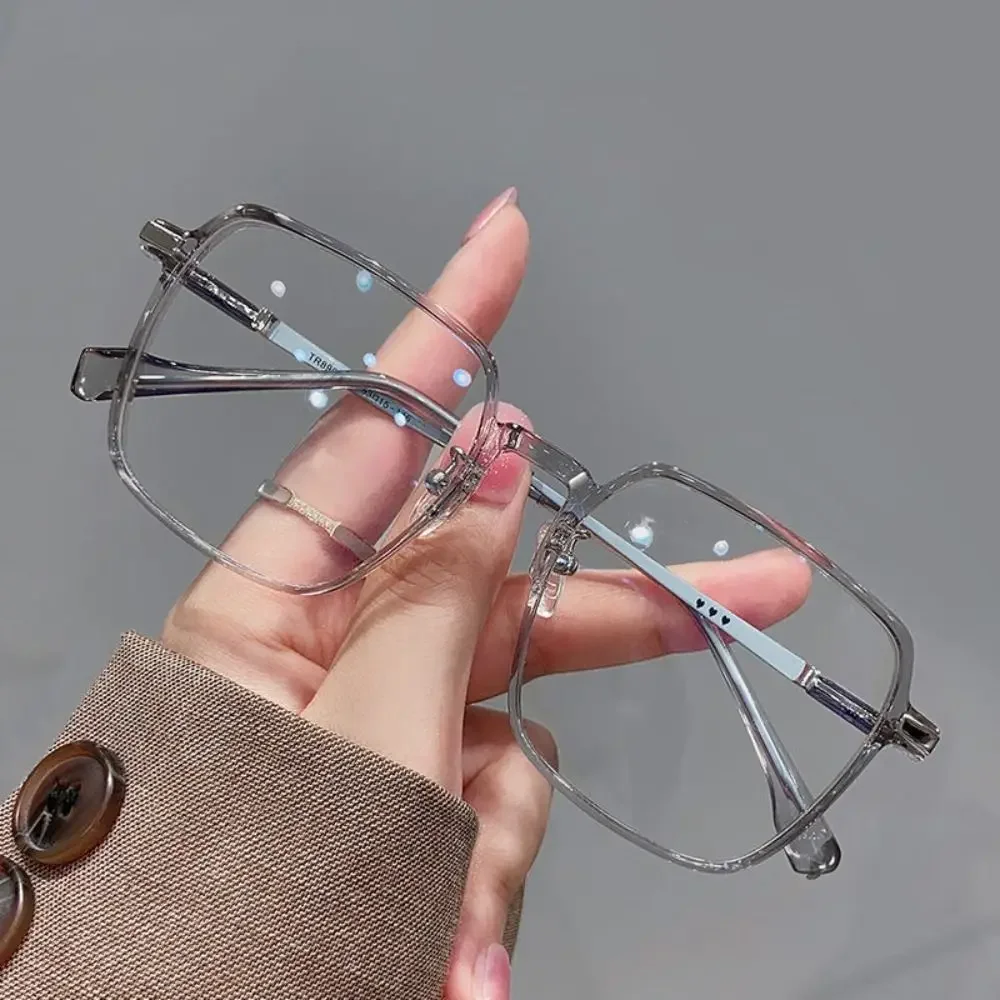 Retro Square Anti-Blue Light Glasses for Women Stylish Clear Frame Anti Radiation Glasses Transparent gafas de sol - Image 8