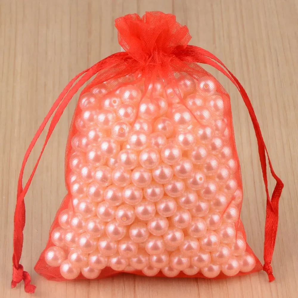 50pcs 24 Colors Jewelry Bag 5*7 7*9 9*12 10*15cm Wedding Gift Organza bag Jewelry Packaging Display & Jewelry Pouches - Image 31