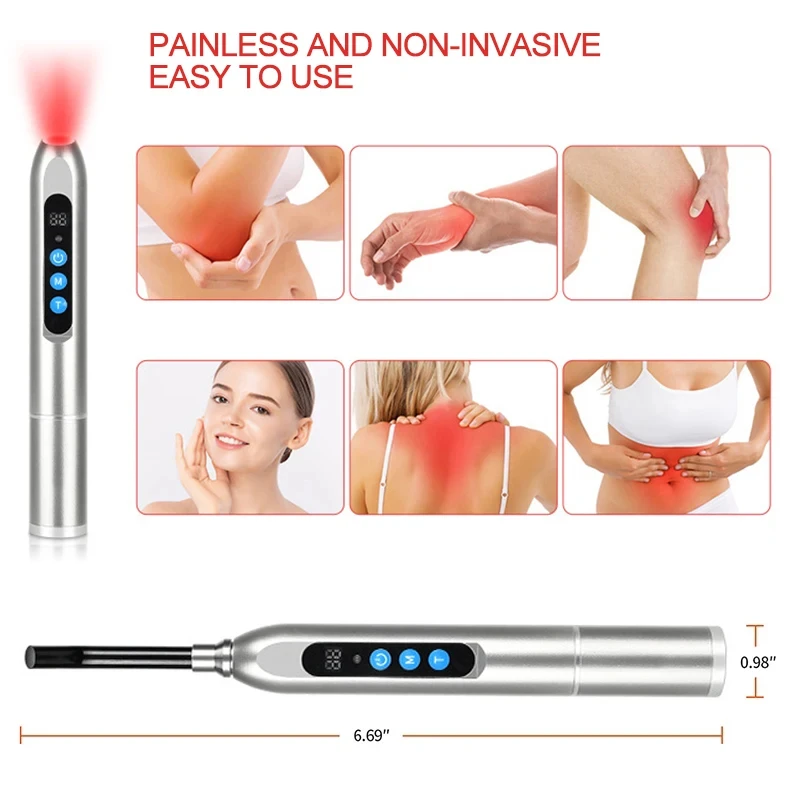 Tuhopeta Red Light Therapy Device for Mouth Sores 660nm 850nm Near-Infrared LED Skin Care Wand for Cold Sore Treatment - Image 3