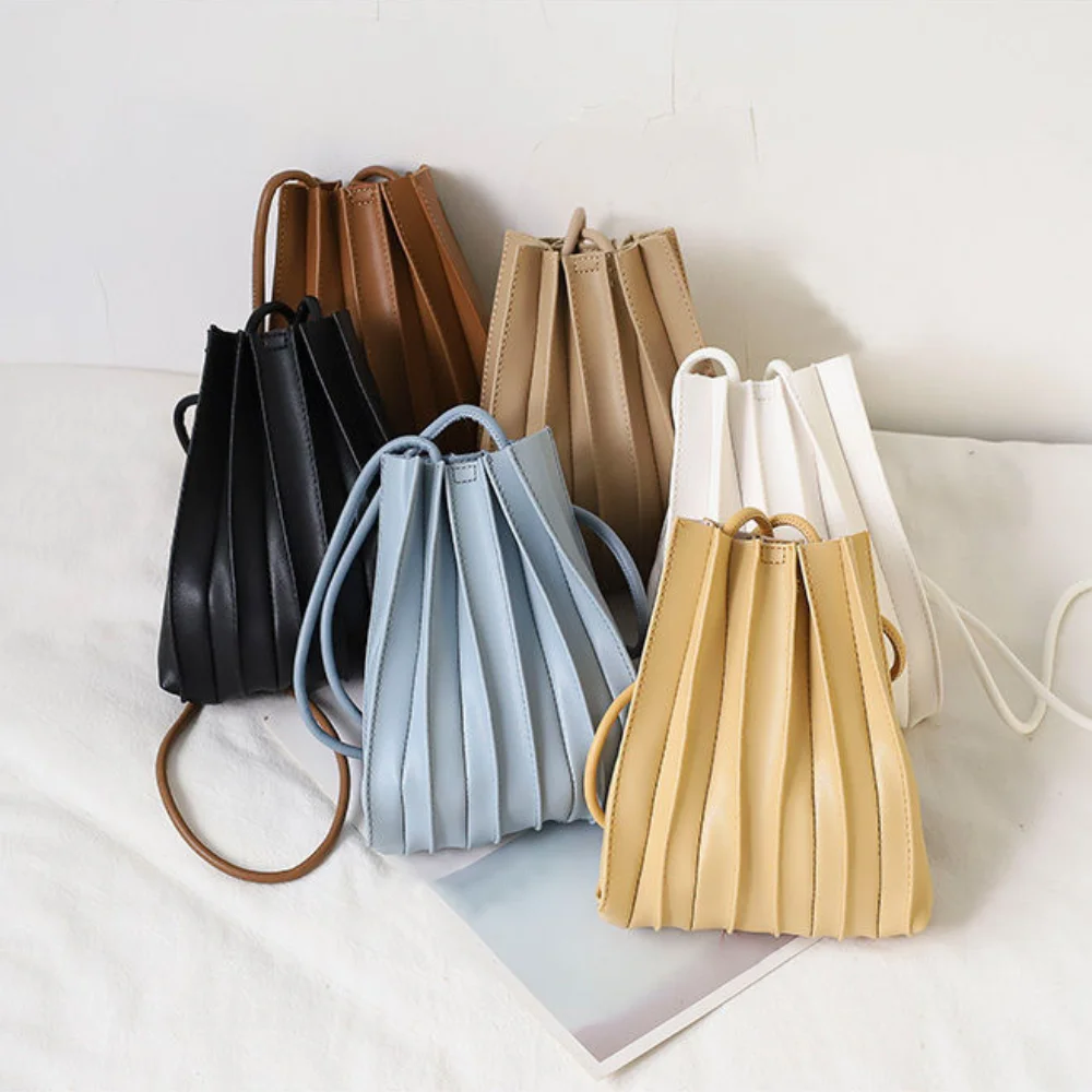 Soft PU Mobile Phone Bag Pure Colors Mini Single Shoulder Bag Durable Crossbody Bag For Women Girls Outdoor Storage Bag 6Colors