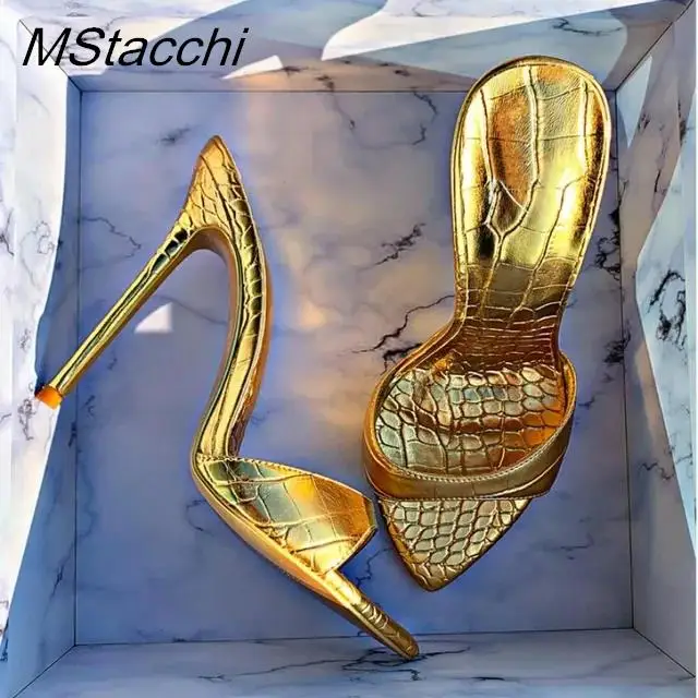 Super-high Heel Slippers Women Shoes Summer Peep Toe Mixed Colors Stiletto Sandals Sexy Party Ladies Shoes Luxury Woman Pumps - Image 20