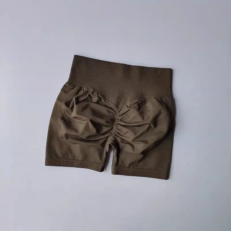 Women's High-Waist Breathable Yoga Shorts for Summer Running Short Tights Leggings Cycling Workout Gym Shorts Sports Shorts - Image 25