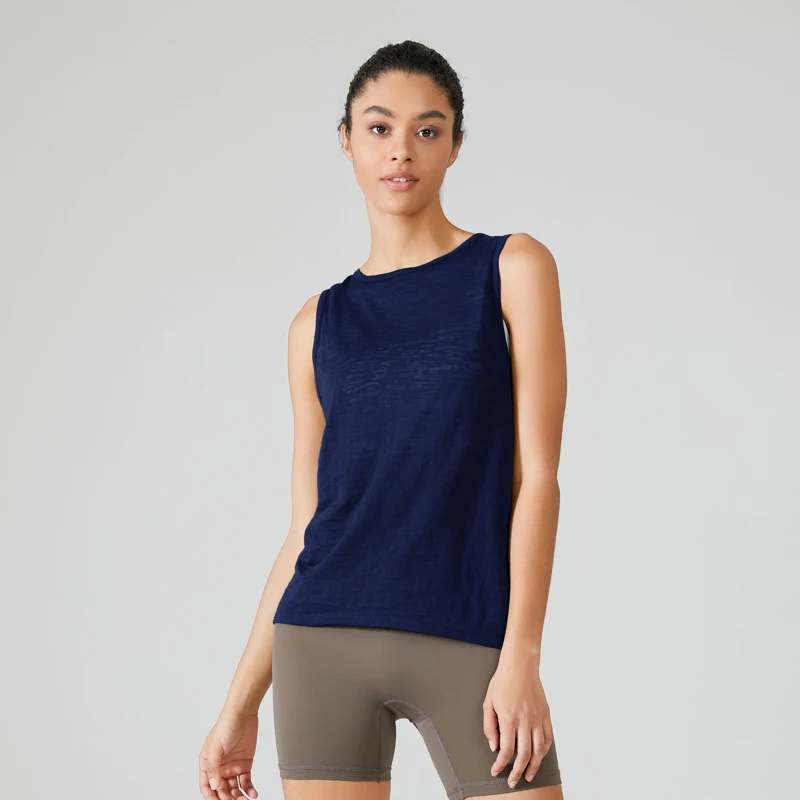 Sleeveless Racerback Workout Tank Tops for Women, Gym Running Training Yoga Shirts, Women Athletic Fitness Sport Yoga Vest - Image 14