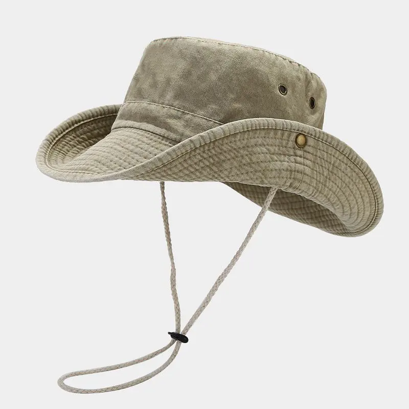 2023 Four Seasons Cotton Solid Bucket Hat Fisherman Hat Outdoor Travel Sun Cap for Men and Women 191 - Image 11