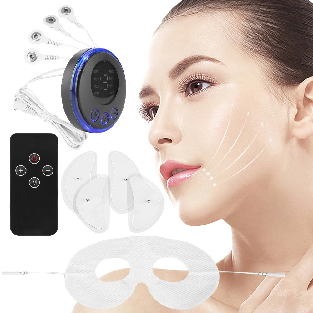 EMS Facial Massager Current Muscle Stimulator Anti-Wrinkle Facial Lifting Device USB Charging 8 Modes 19 Levels for Women - Image 5