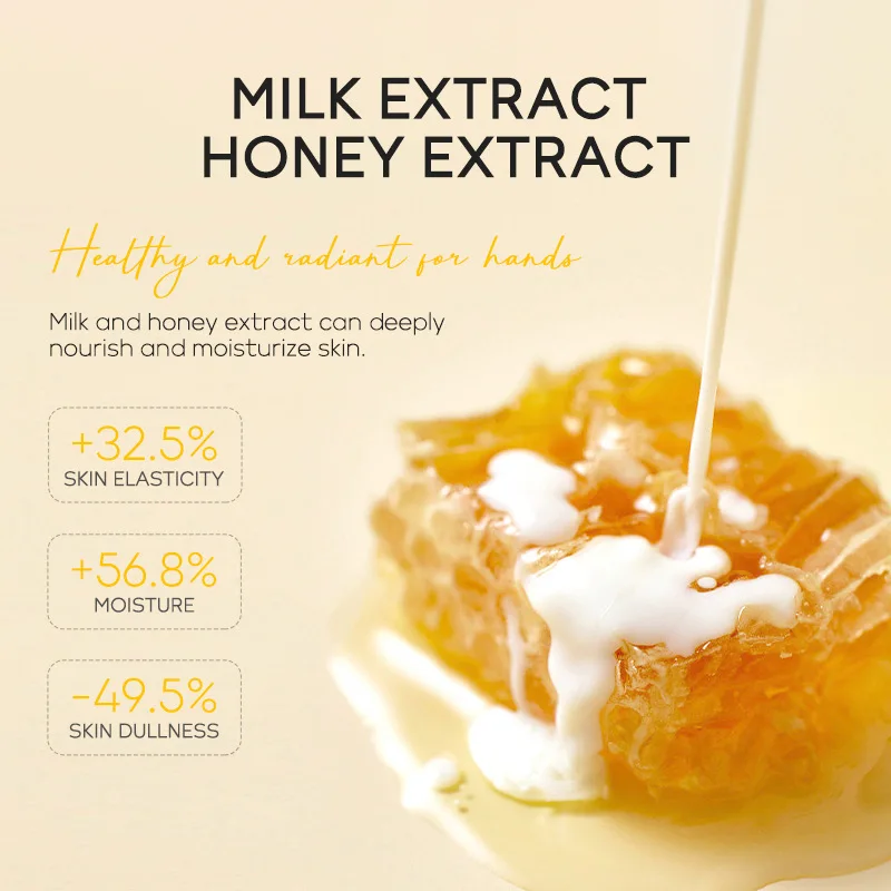 30/120g Honey Wax Hand Cream Moisturizing Whitening Exfoliating Smoothing Firming Nourishing Hydrating Gel Hands Care Products - Image 5