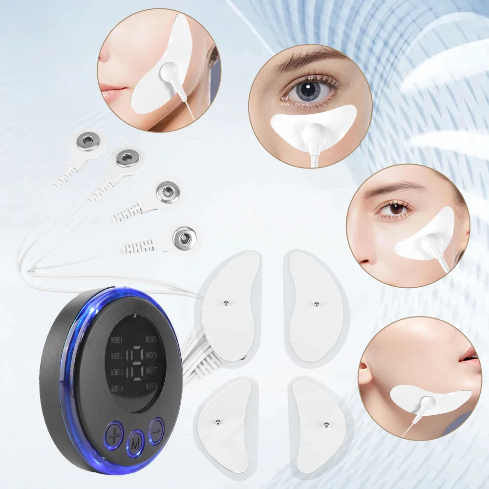 EMS Facial Massager Current Muscle Stimulator Anti-Wrinkle Facial Lifting Device USB Charging 8 Modes 19 Levels for Women - Image 3