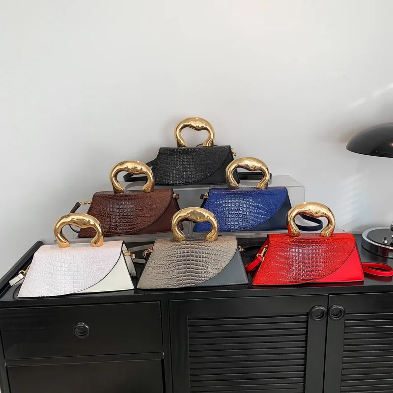 Solid Alligator PU Shoulder and Crossbody Bags Personality Designer Style High Quality Hand Bags for Women 2024 Fashion Hot Sale - Image 5