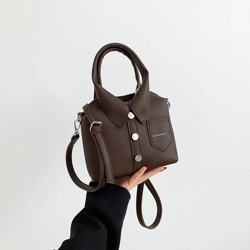 PU Square Compact Shoulder and Crossbody Bags Zipper Unique Design High Quality Hand Bags for Women 2025 Designer Style Bolso - Image 12