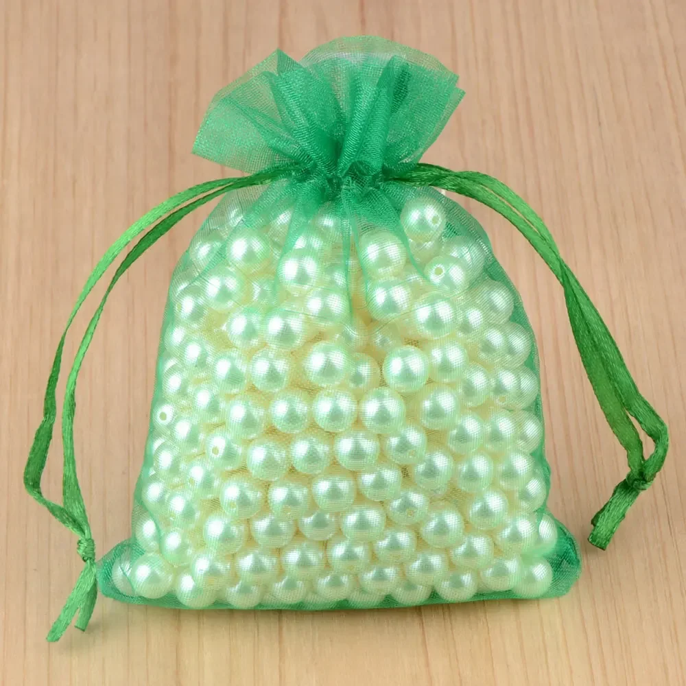 50pcs 24 Colors Jewelry Bag 5*7 7*9 9*12 10*15cm Wedding Gift Organza bag Jewelry Packaging Display & Jewelry Pouches - Image 16