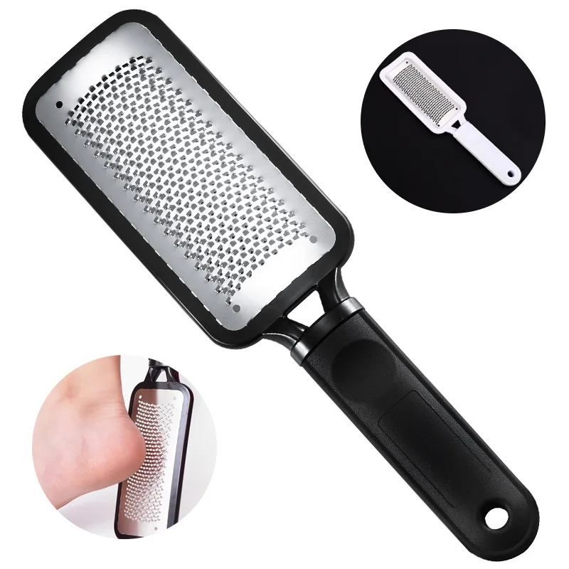 RHBJ 1Pcs Foot Scrubber File Rasp Spa Dead Skin Callus Remover Stainless Steel Grater Care Pedicure Tool Restore Feet Product - Image 3