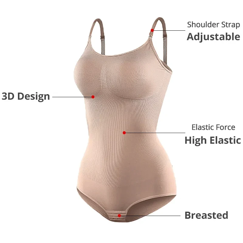 Slimming Shapewear Bodysuits for Women Fajas Full Body Shaper Butt Lift Body Shaping Sculpting Breast Tummy Control Underwear - Image 5