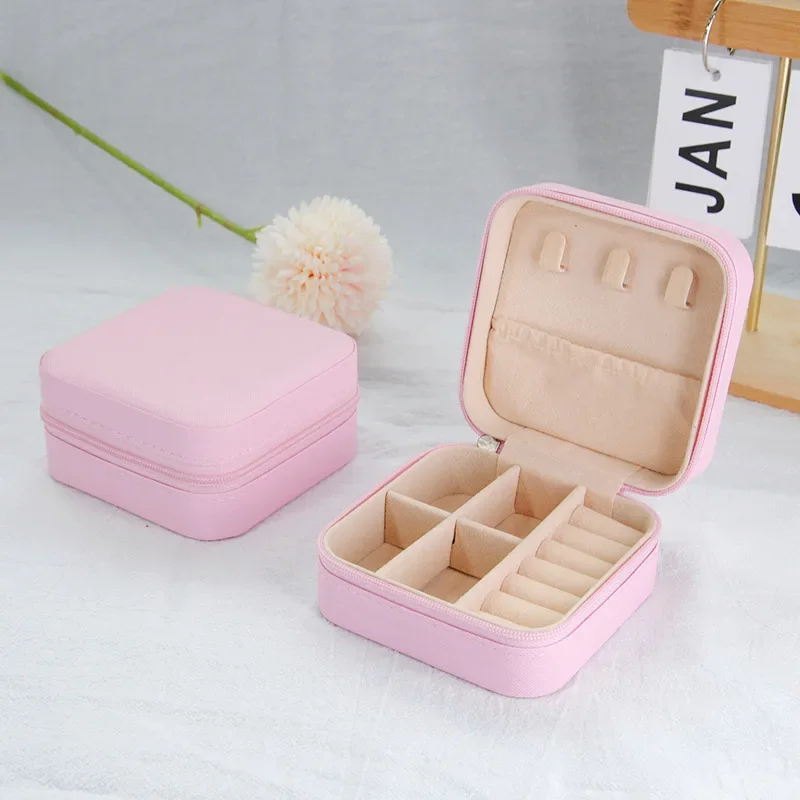 Jewelry Organizer Display Travel Jewelry Case Boxes Portable Jewelry Box Leather Storage Joyeros Organizador De Joyas - Image 20