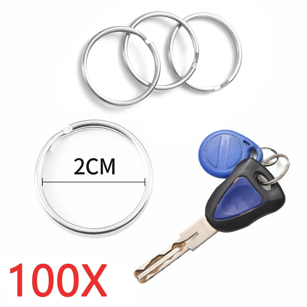 30mm/25mm/20mm Metal Key Rings Keychain Sets Keyfob Anti-rust KeyRings Key Chains Car Key Pendant Split - Image 10