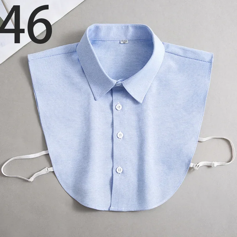 Oxford Textile Cotton Fake Collar for Men Unisex Versatile Spring Summer Fashion Business Collar Inside Office Work Fake Shirt - Image 21