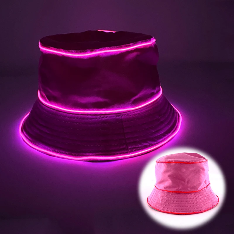 New Arrival Pearlescent Cowboy Hat Dance Costume Decorate Glowing Cowgirl Cap Glowing For Neon NightClub - Image 37