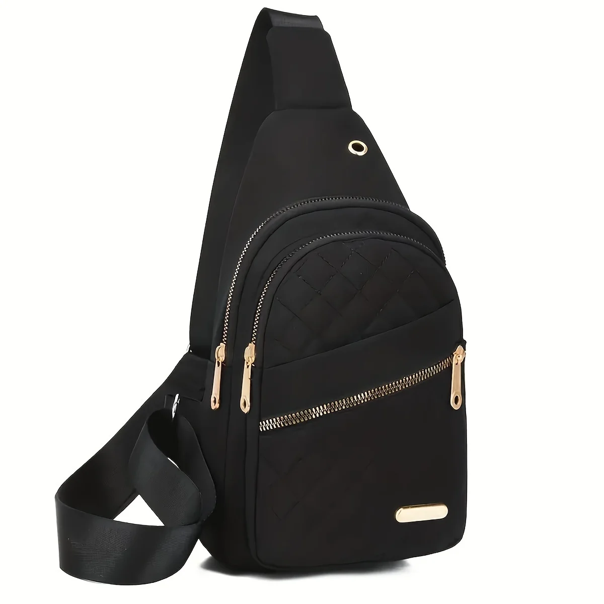 Breast bag women casual fashion nylon fabric bag lightweight crossbody bag women's backpack - Image 2