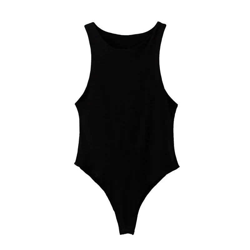 2025 summer solid sexy bodycon women bodysuits female 8 color green slim casual bodysuit chic lady club short playsuits femme - Image 10