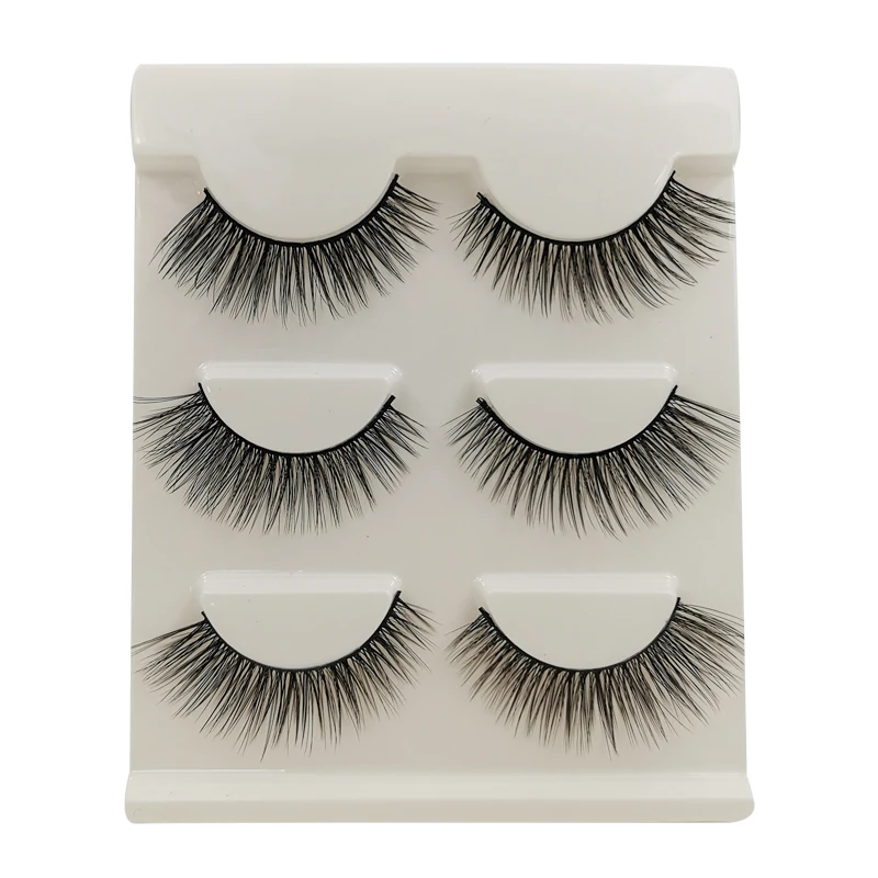 3/6/10 Pairs Wispy Half Eyelash Fluffy False Eyelashes Full Natural Long Mink Lashes Extension Makeup Handmade Cat Eye Faux Cils - Image 9