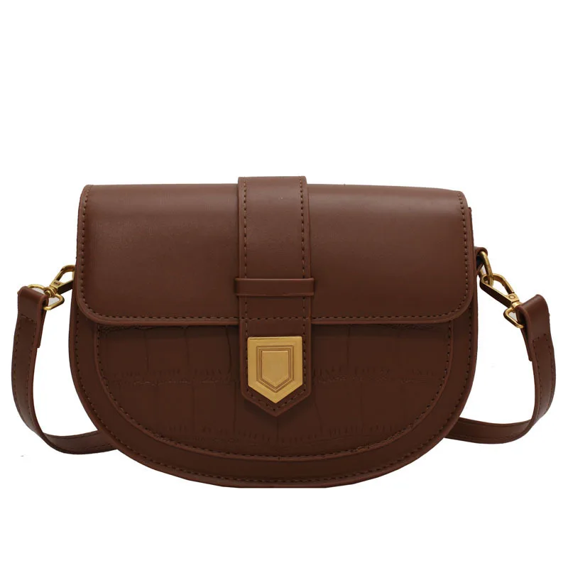 Crossbody Bags for Women,Small Saddle Purse and Boho Cross Body Handbags,PU Leather - Image 2