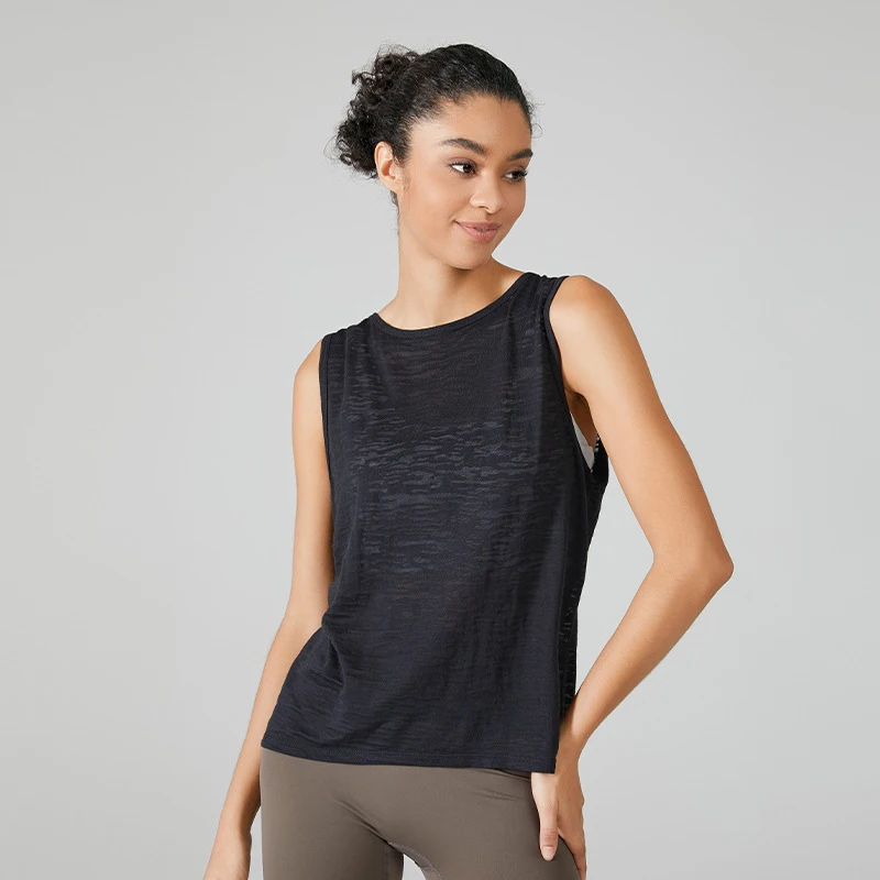 Sleeveless Racerback Workout Tank Tops for Women, Gym Running Training Yoga Shirts, Women Athletic Fitness Sport Yoga Vest - Image 8
