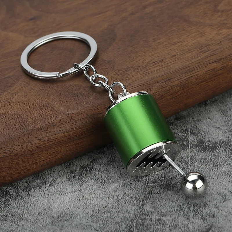 Mini Turbo Turbocharger Keychain Car-styling Keyring Gear Gearbox Pendant Keychain Stick Knobs Keyring Shift Metal Key Ring - Image 2