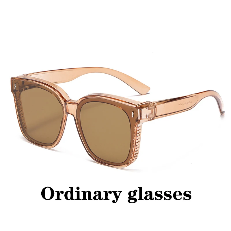 Fashion Square Polarized Sunglasses Cover Over Myopia Prescription Glasses Portable Men Women Vintage Fishing Driving Eyewear - Image 13