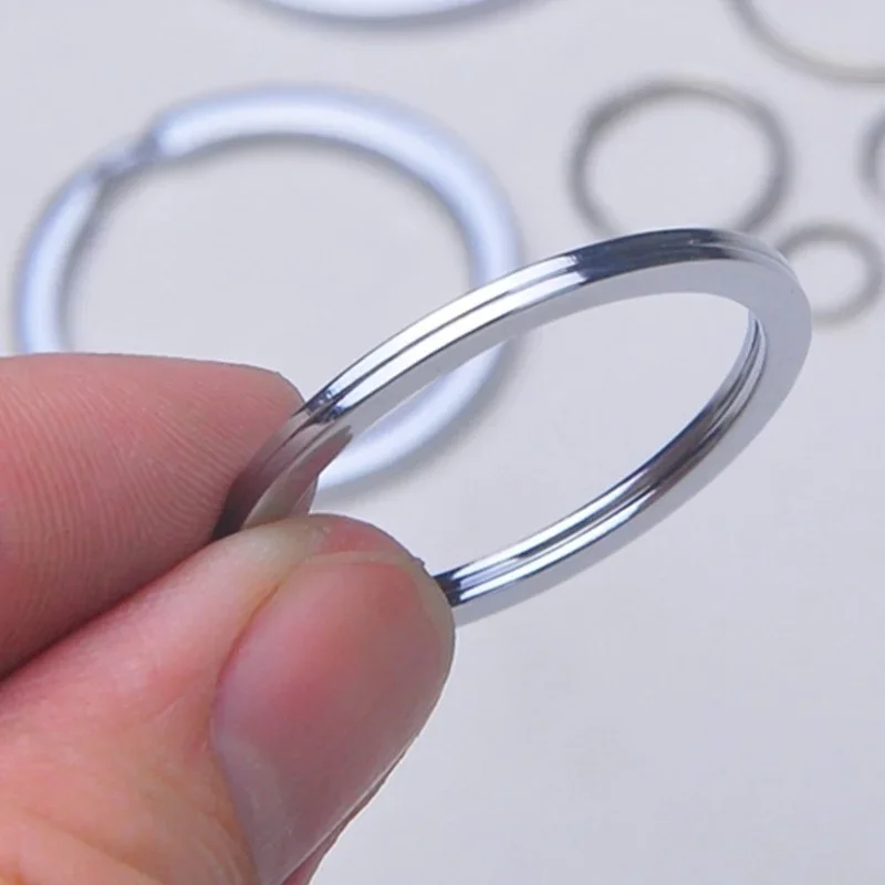 30mm/25mm/20mm Metal Key Rings Keychain Sets Keyfob Anti-rust KeyRings Key Chains Car Key Pendant Split - Image 5
