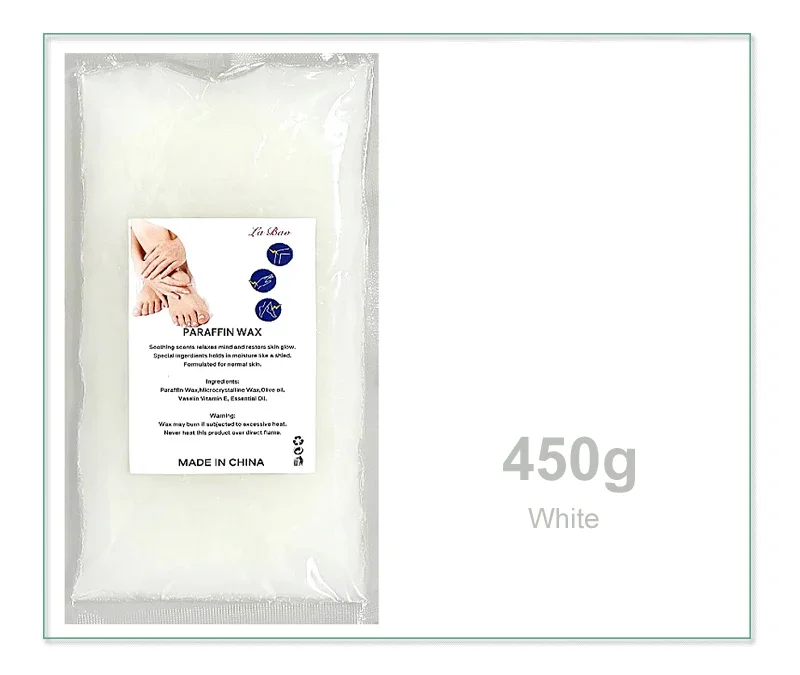 3/1Pcs Care Paraffin 200g/450g Moisturizing Hands and Feet Mask Peel Off SPA Restores Gloss Nourishing Hands and Feet - Image 17
