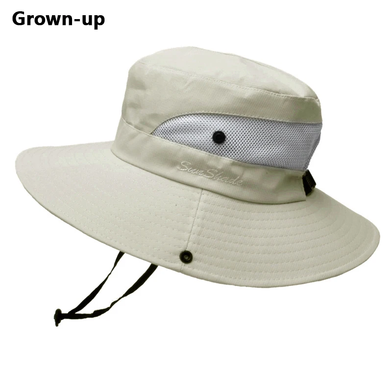 Summer outdoor sun hat, breathable sun hat, foldable sun hat, face mask hat, female ponytail hole fisherman hat - Image 13
