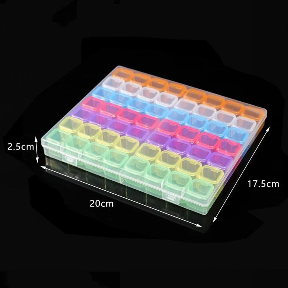 28 Grid Rectangle Plastic Jewelry Box Compartment Storage Box Case Jewelry Earring Bead Craft Display Container Organizer - Image 13