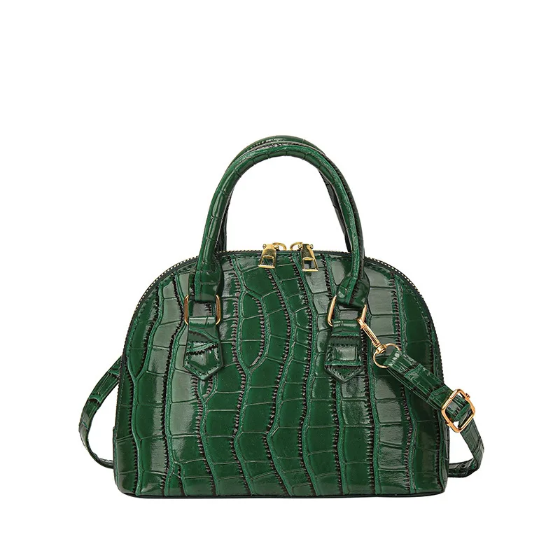 Retro Shoulder Bag Fashion Pu Leather New Women's Bag Waterproof Crocodile Pattern Versatile Crossbody Bag Hand Bags for Women - Image 8