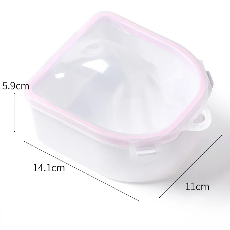 Double soaking hand bowl, exfoliating manicure cleaning care round bowl cleaning bowl - Image 5