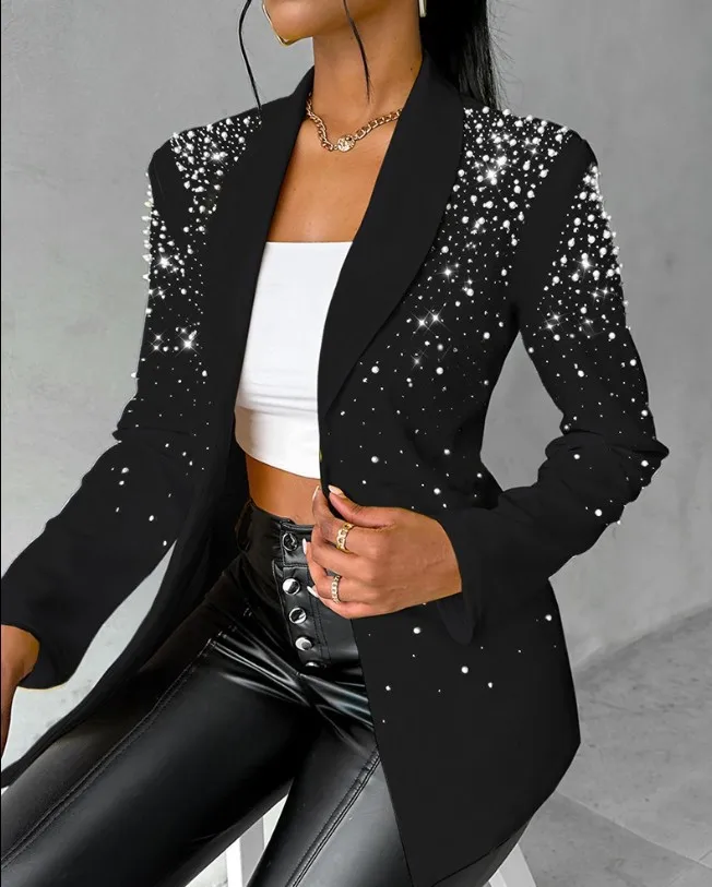 Blazers for Women Women Clothing Streetwear Autumn 2023 New Fashion Versatile Casual Long Sleeves Y2k Small Suit Female's Wear - Image 6