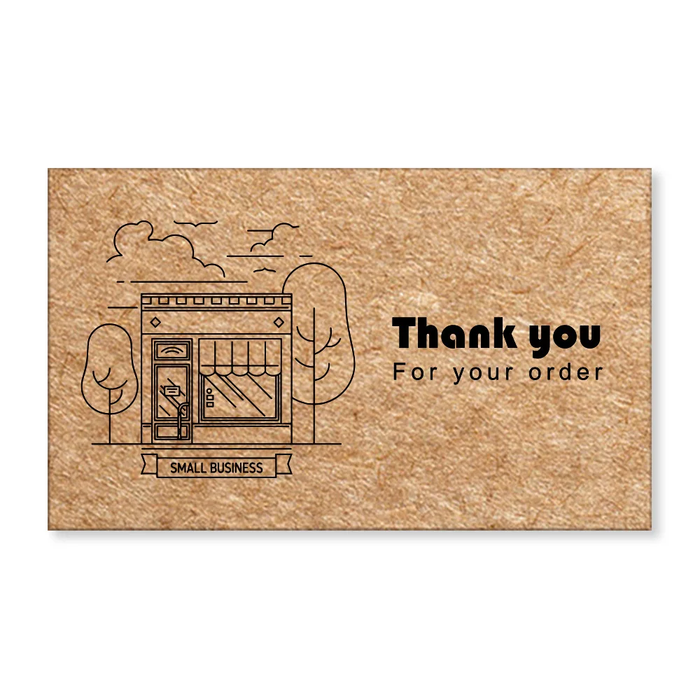 9.0x5.4cm Pink Black Foil Stamp Greeting Label Custom Thank You Cards For Small Bussiness Gift Box Decoration Packaging Supplies - Image 17