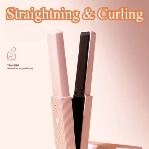 Dual-Purpose Hair Straightener And Curling Iron Splint Portable No Hair Damage Straight Curling Hair Styling Tool
