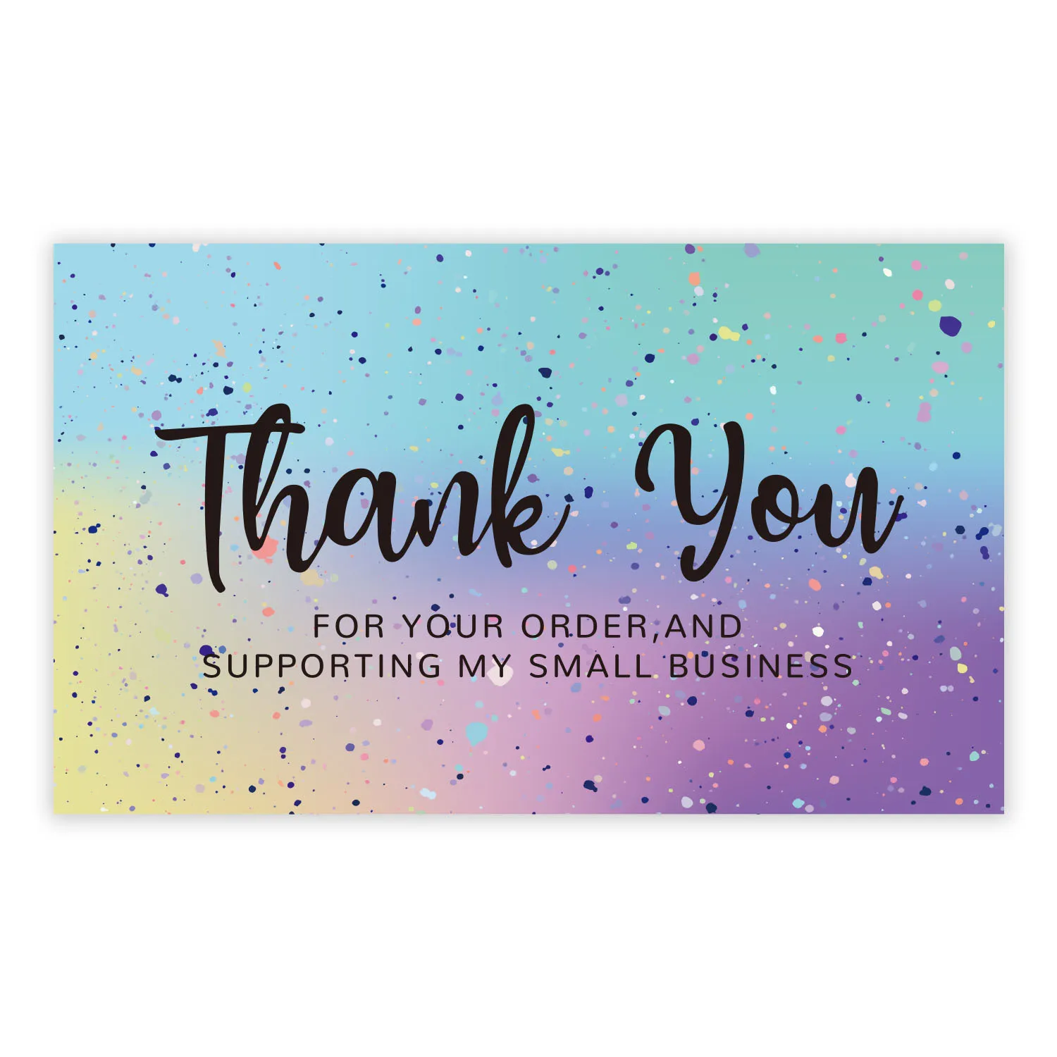 9.0x5.4cm Pink Black Foil Stamp Greeting Label Custom Thank You Cards For Small Bussiness Gift Box Decoration Packaging Supplies - Image 33