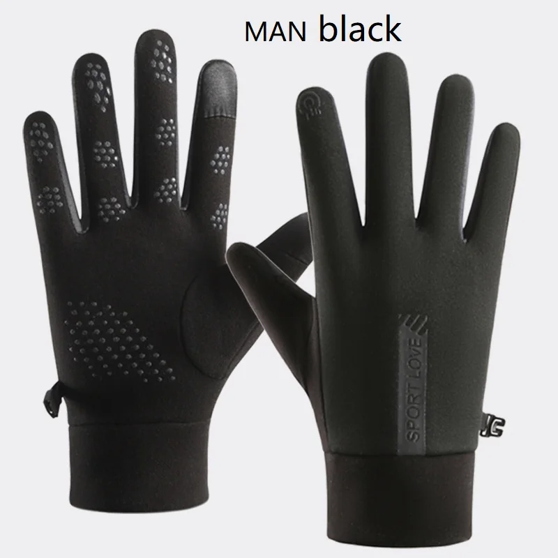 Womens Autumn and Winter Sports Warm Gloves Waterproof and Anti Slip Cycling Gloves Wind and Cold Resistant Outdoor Activity Glo - Image 14