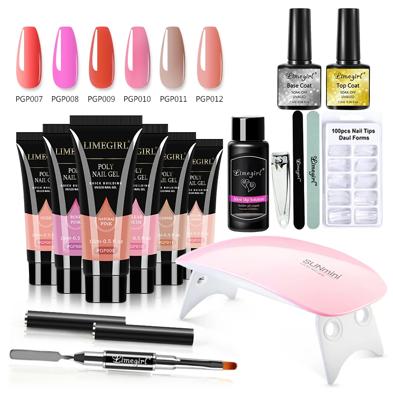 15ml Nail Gel Kit For Quick Extension Nail Art Polymer Gel Nail Tools Finger Extension Acrylic Solution Gel Polish Nail Art Kit - Image 9