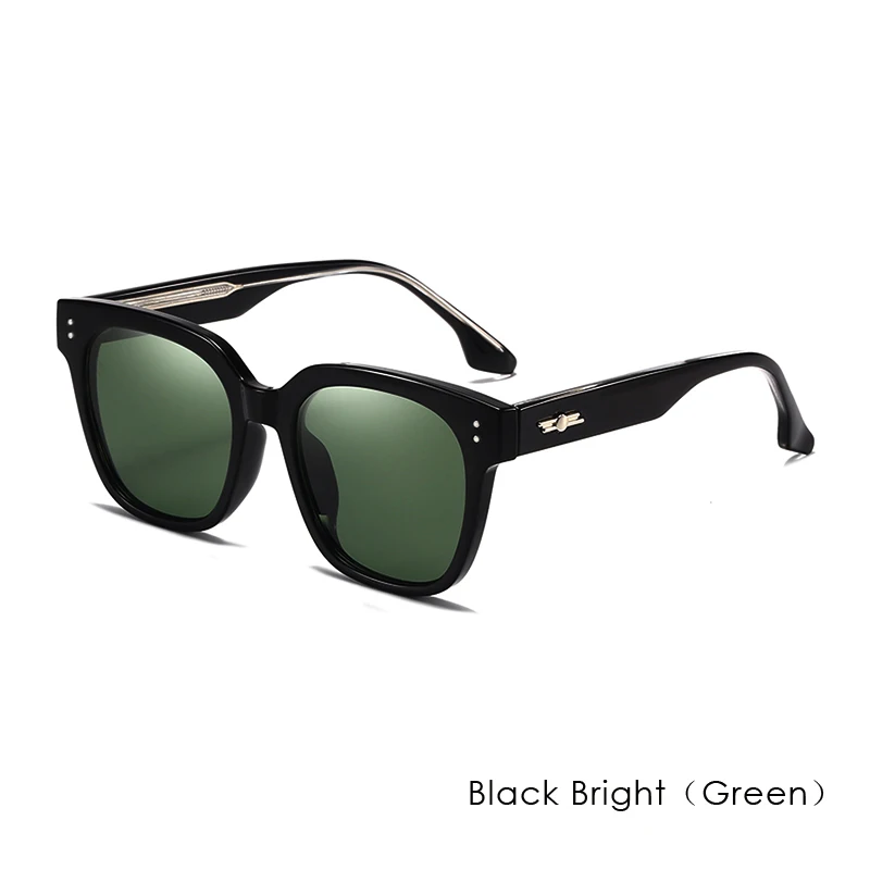 Rivets Sunglasses Men's Polarized Glasses Women Square Green Sunglass Man Eyewear 2025 Women's Eyepieces Lenses Woman Designer - Image 7
