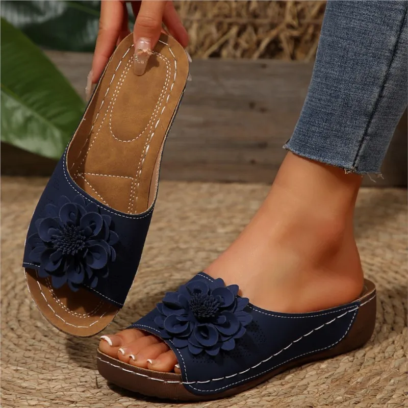 Fashion Summer Sandals Shoes Women Wedge Women Shoe Soft Slip On Women's Sandals Party Casual Footwear Zapatos De Mujer Female - Image 8